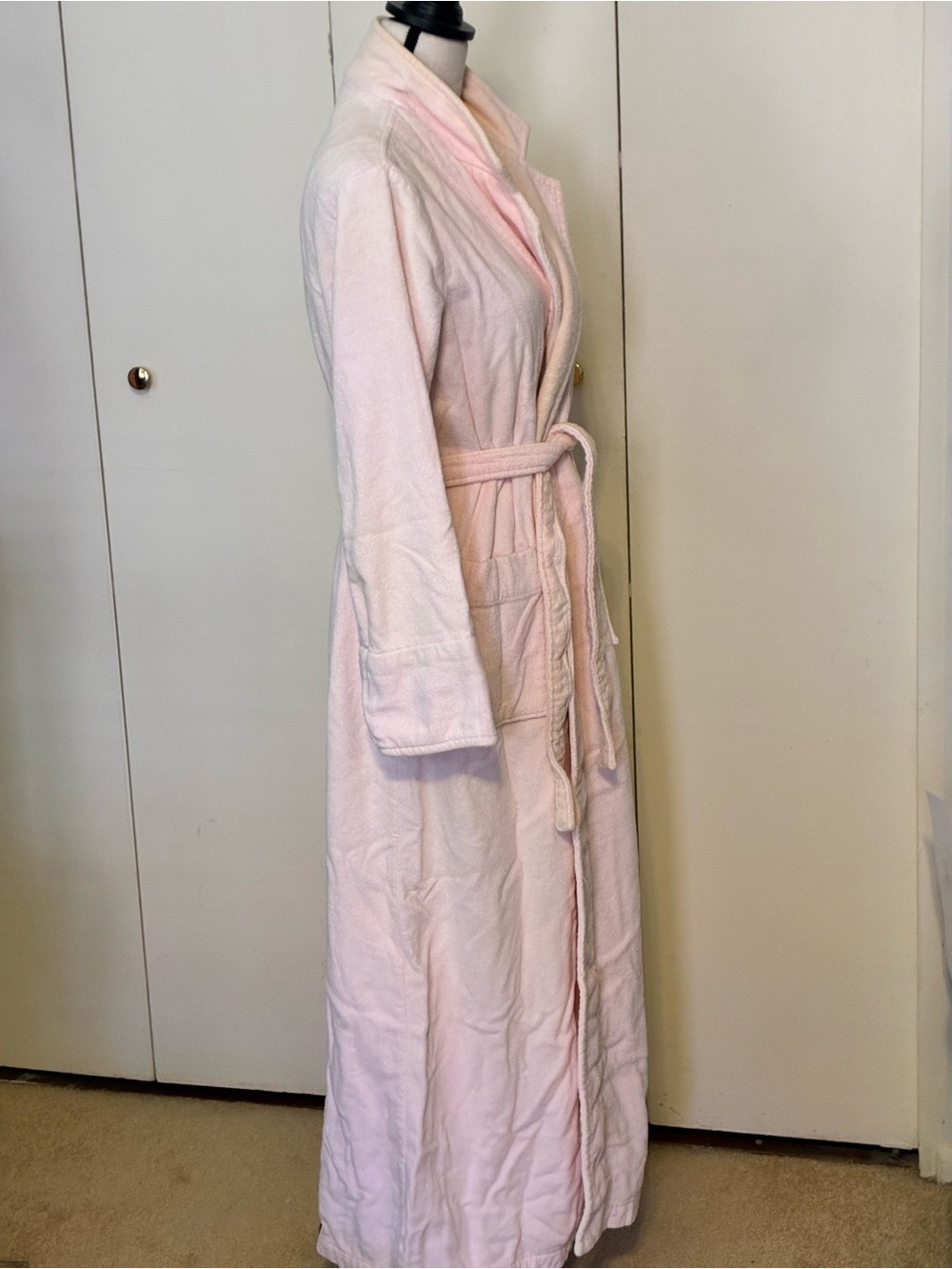 Vintage Brooks Brothers Ladies Long All Cotton, Absorbent Terry Cloth Robe - Picture 6 of 13